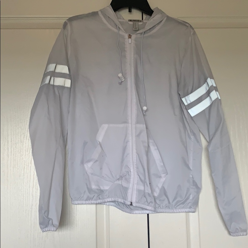 White Reflective Jacket - Picture 2 of 3